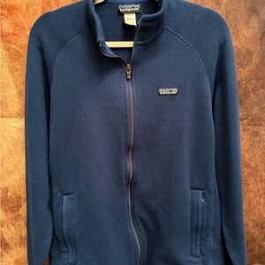 Patagonia Men's L Navy Full Zip Fleece Jacket